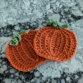 Create Cozy Crochet Pumpkin Coasters for Fall Decor